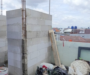 penambahan ruangan bata ringan