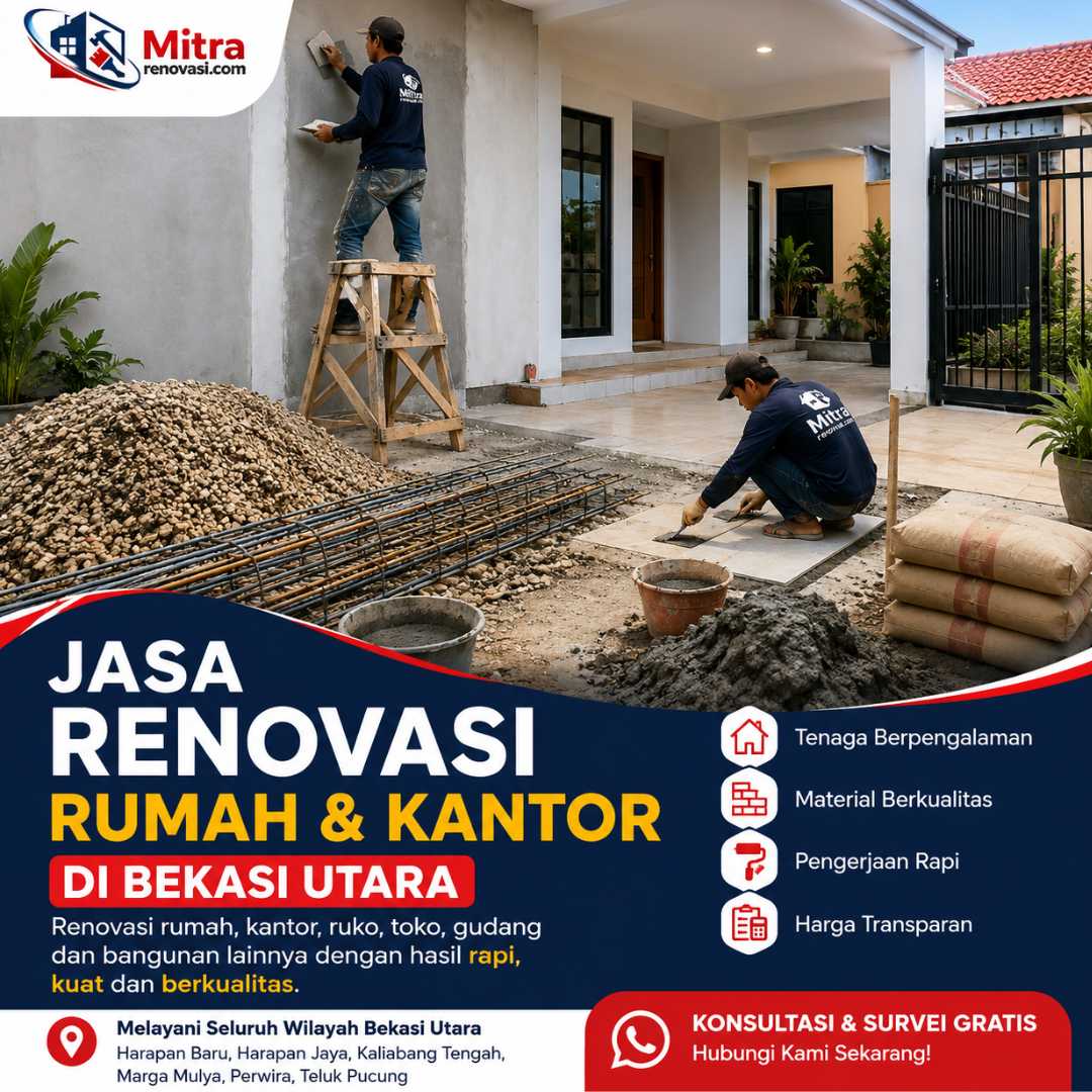 Jasa Renovasi Rumah Bekasi Utara