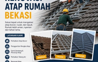 Renovasi Atap Rumah Bekasi