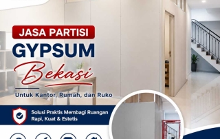 pasang partisi bekasi